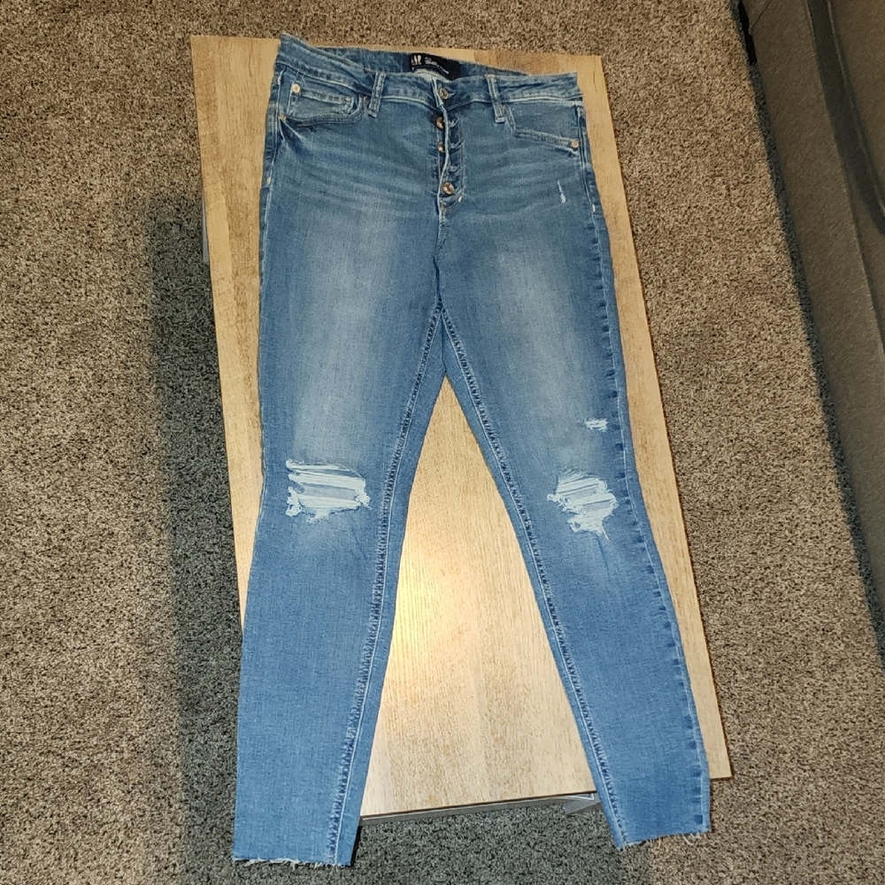 GAP High Rise Universal Leggings in Denim Blue